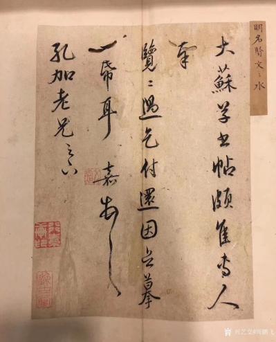 周鹏飞收藏-收藏品文嘉书法，文征明儿子。逸笔草草，韵味十足。【图1】