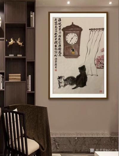 石广生日记-国画花鸟画《谁说世界停摆》；
画中有话，石画石说。据说疫情当下，世界多个国家各【图4】