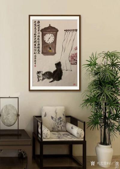 石广生日记-国画花鸟画《谁说世界停摆》；
画中有话，石画石说。据说疫情当下，世界多个国家各【图5】