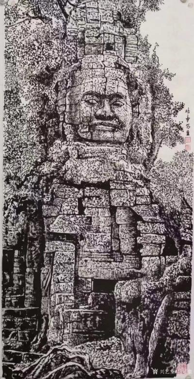 马培童收藏-郭建宁评鉴马培童(2)对话顾恺之。
  马培童的作品