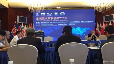 胡静生活-亚洲美术家小镇艺术高端论坛上，偶遇恩师列宾美院克林姆·李教授，意外的惊喜，我们一【图2】