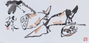 艺术品图片：艺术家鉴藏文化国画作品名称《写意蔬果》价格10000.00 元