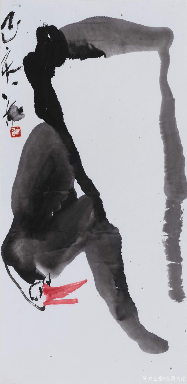 鉴藏文化国画作品《春暖江波清》【图0】