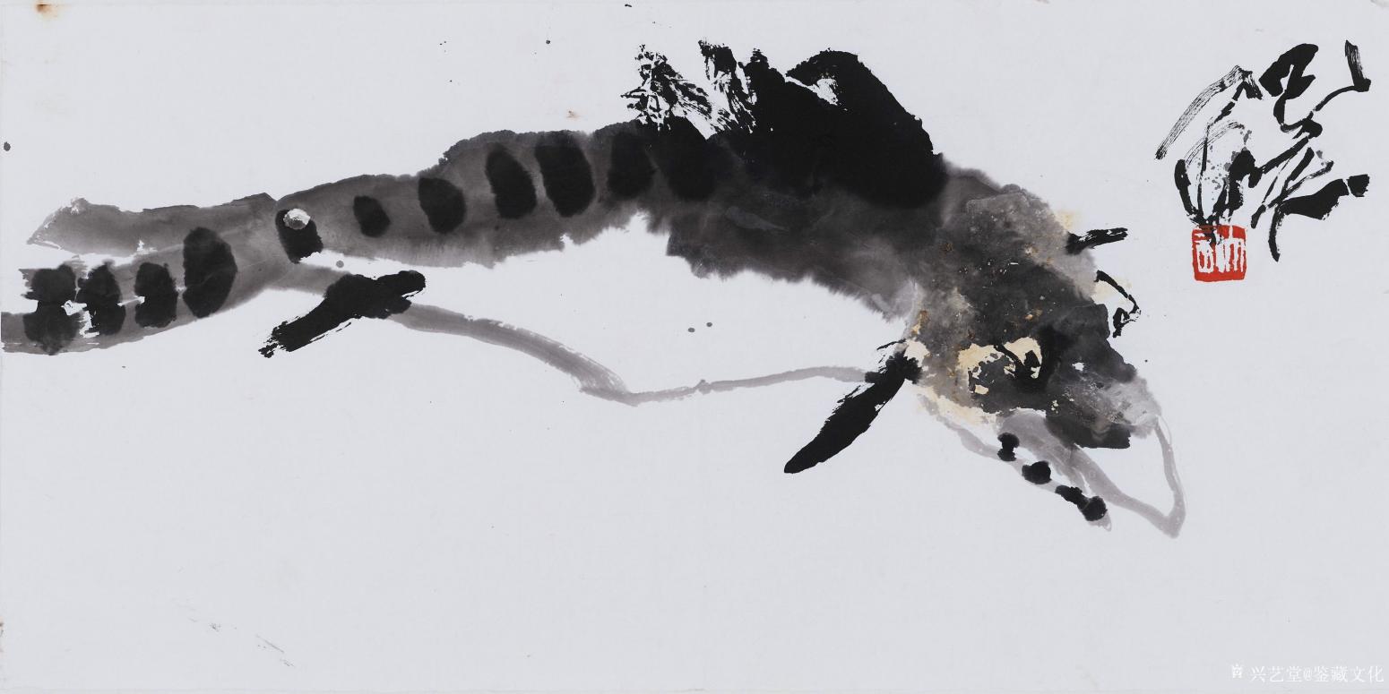 鉴藏文化国画作品《野鳜》