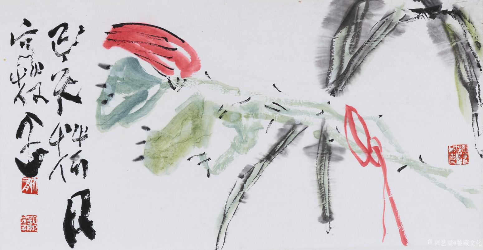 鉴藏文化国画作品《荷香》【图0】