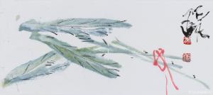 艺术品图片：艺术家鉴藏文化国画作品名称《支荷香》价格10000.00 元