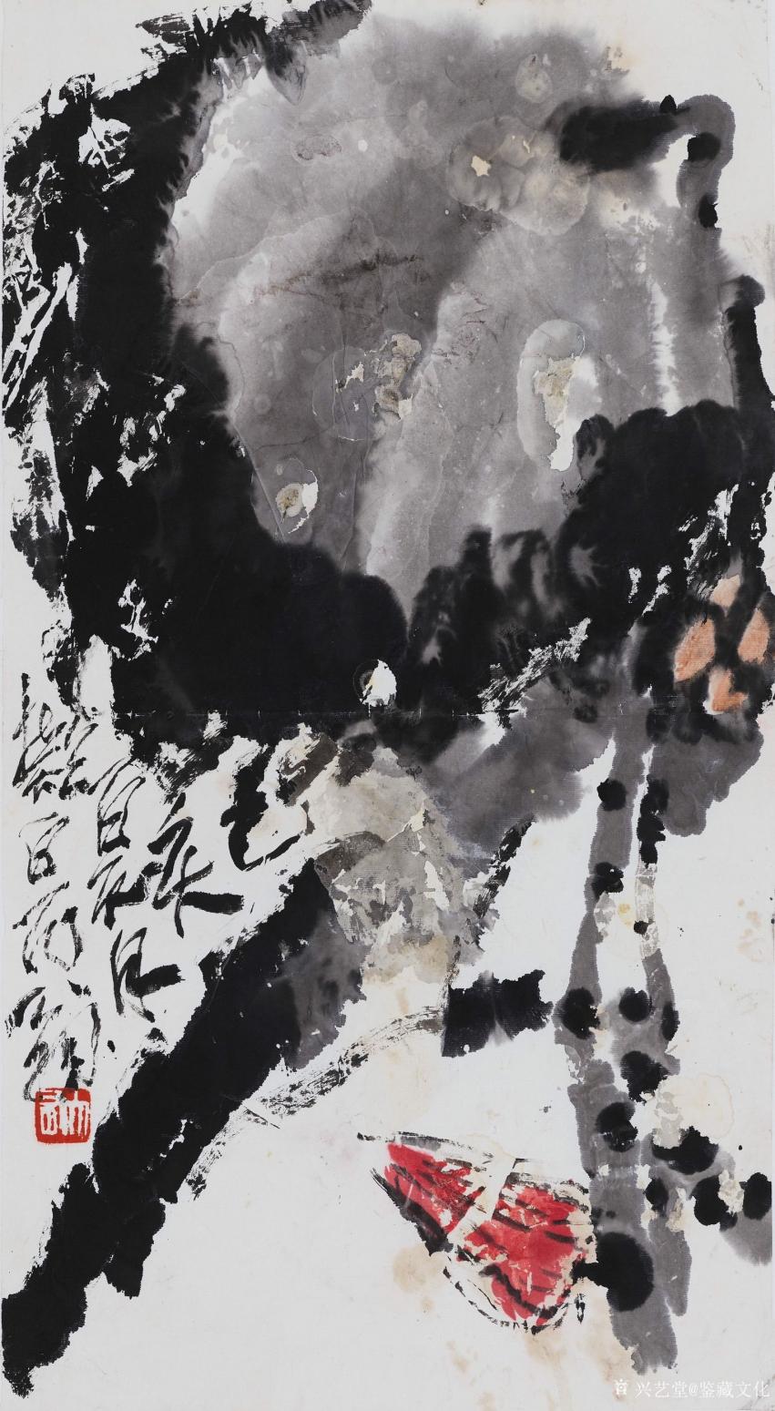 鉴藏文化国画作品《秋塘》