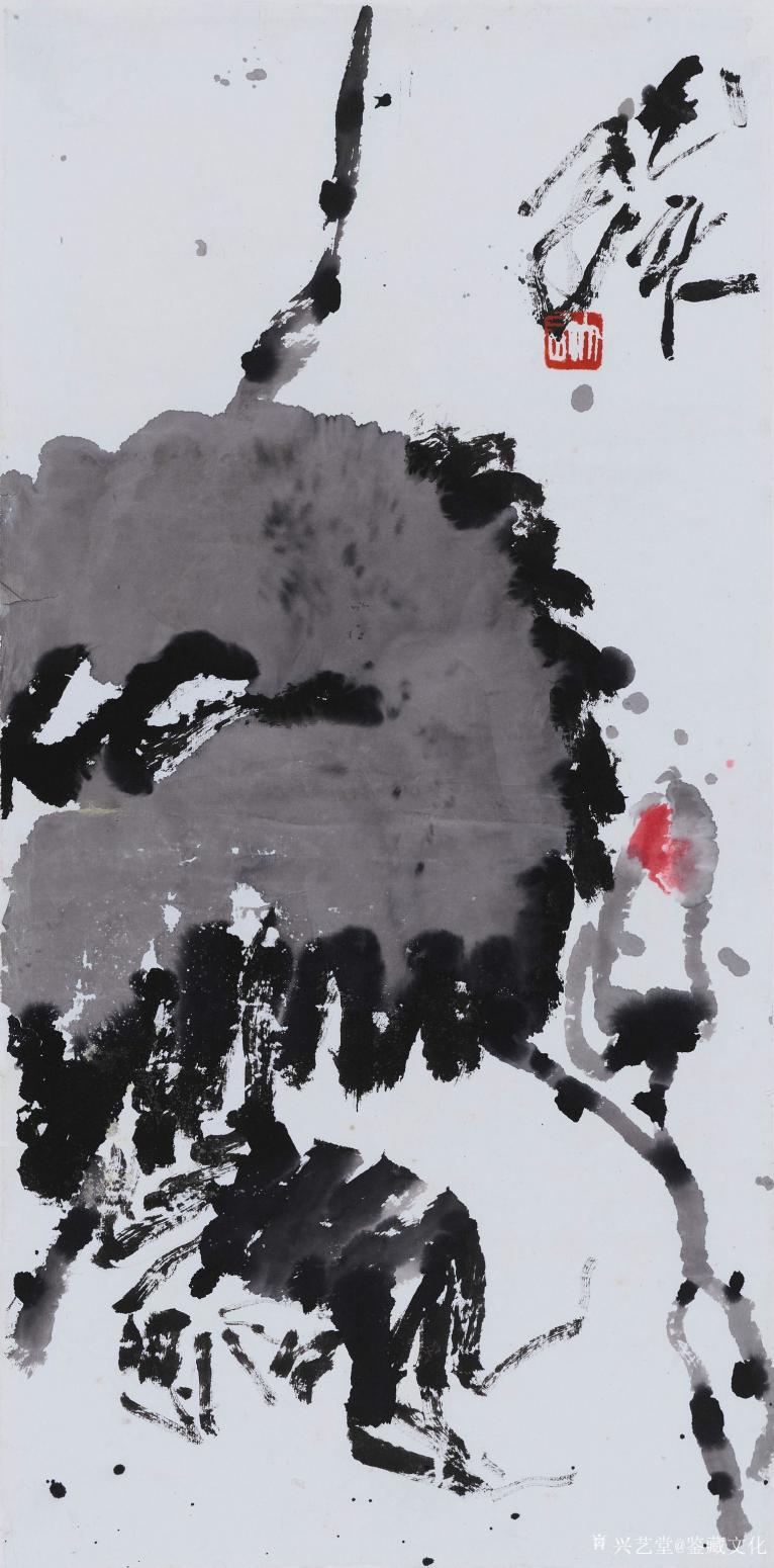 鉴藏文化国画作品《清蟹》