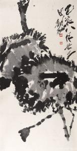 艺术品图片：艺术家鉴藏文化国画作品名称《学蒲华》价格60000.00 元