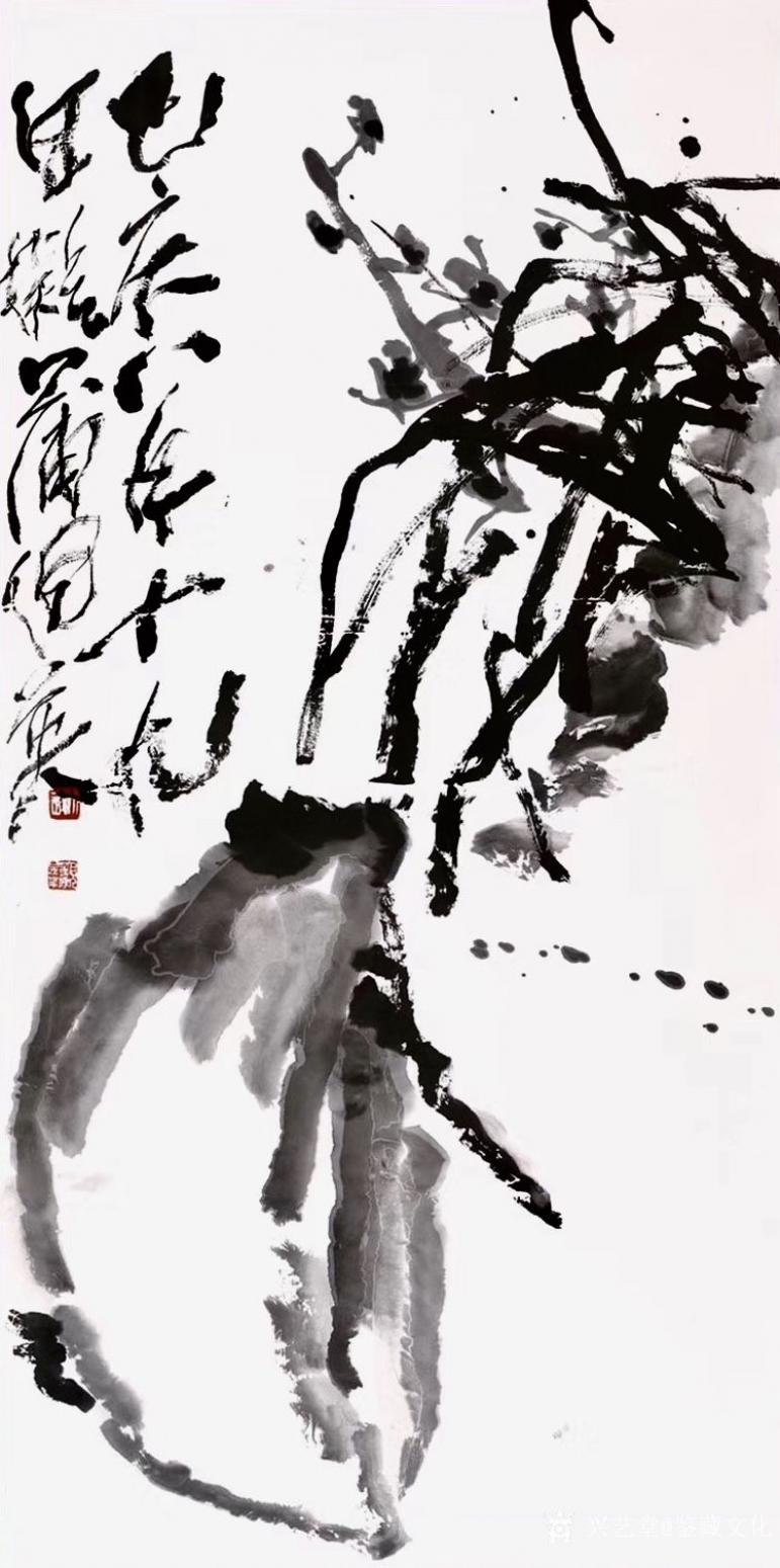 鉴藏文化国画作品《学老缶》