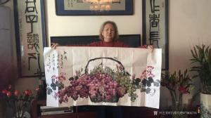 艺术品图片：艺术家字画代理威977805476国画作品名称《朴喆老师国画》议价