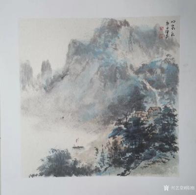 陈刚日记-狂风卷着巨浪，凶狠的冲上海滩，瞬间打破了往日的宁静，岸边房屋毁伤无数，渔船被击的【图1】