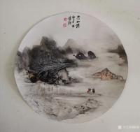 艺术家陈刚日记:狂风卷着巨浪，凶狠的冲上海滩，瞬间打破了往日的宁静，岸边房屋【图1】