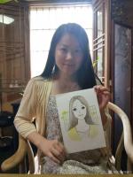 艺术家刘晓宁日记:漫画立夏，择一处幽静，静下来画画，三两知己来，送一张小画做礼【图2】