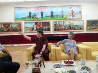 艺术家尚建国生活:那日毛主席的生活秘书张玉风造访设在京城香山的“复兴之路”工作【图0】