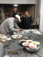 艺术家丁国祥收藏:著名书法家胡永刚老师和画家谷海林老师、丁国祥老师、达奇老师四【图4】