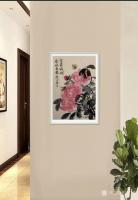 艺术家石广生日记:国画花鸟画《你若盛开清风自来》;
胡乱涂两笔，算是520情【图4】