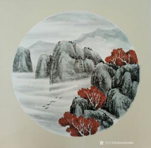 艺术品图片：艺术家18365693989国画作品名称《山水画小品》价格30.00 元