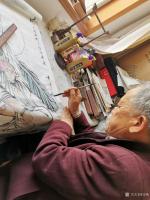 艺术家任燕收藏:国画人物画《阿耨观音》作品尺寸四尺竖幅68X138CM;
【图3】