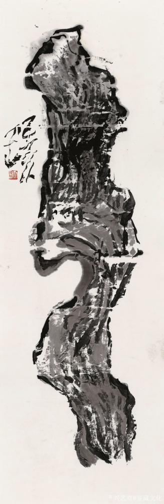 鉴藏文化日记-胡画胡说——《卅又二》图文——崔大有
画不可无理，但妙不在理。
笔墨是一种素【图1】