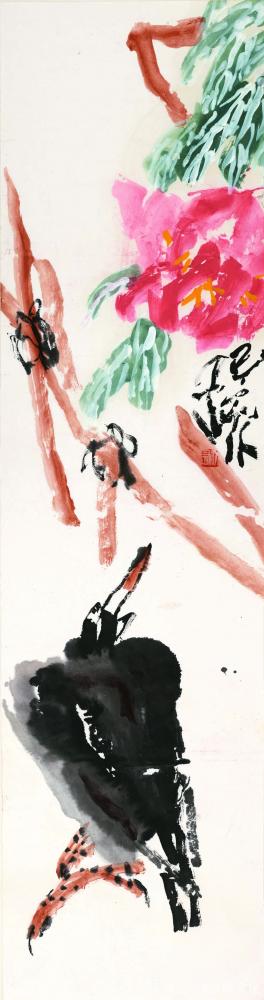 鉴藏文化日记-胡画胡说——《卅又二》图文——崔大有
画不可无理，但妙不在理。
笔墨是一种素【图2】