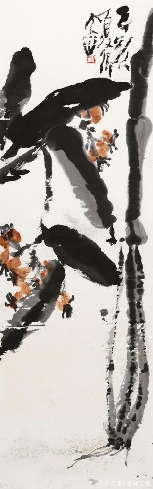 鉴藏文化日记-胡画胡说——《卅又二》图文——崔大有
画不可无理，但妙不在理。
笔墨是一种素【图17】