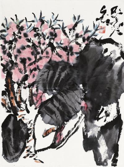 鉴藏文化日记-胡画胡说——《卅又二》图文——崔大有
画不可无理，但妙不在理。
笔墨是一种素【图18】