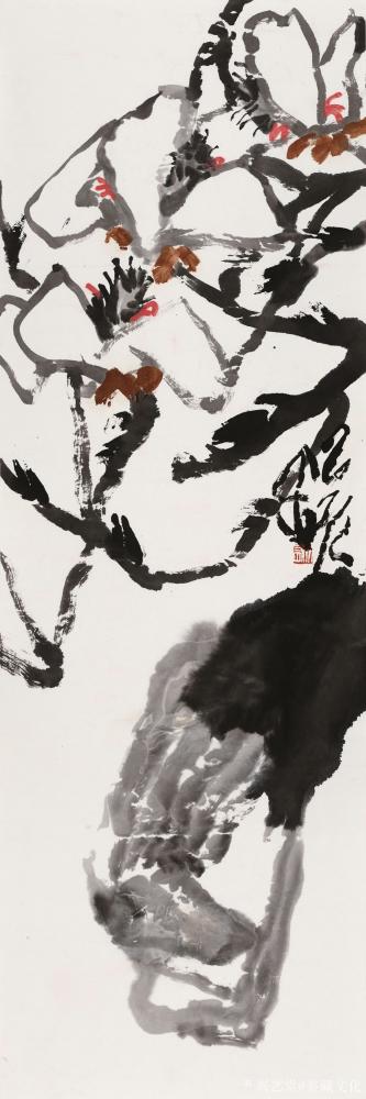 鉴藏文化日记-胡画胡说——《卅又二》图文——崔大有
画不可无理，但妙不在理。
笔墨是一种素【图19】