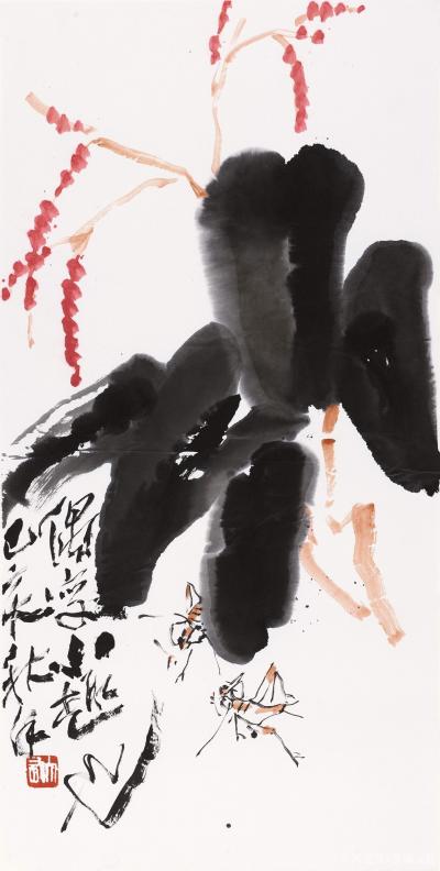 鉴藏文化收藏-崔大有（石缶）写意花鸟画庚子年作品选，请欣赏【图3】