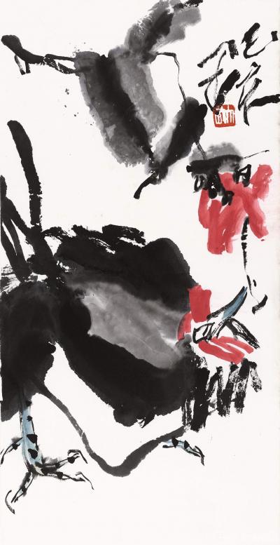 鉴藏文化收藏-崔大有（石缶）写意花鸟画庚子年作品选，请欣赏【图7】