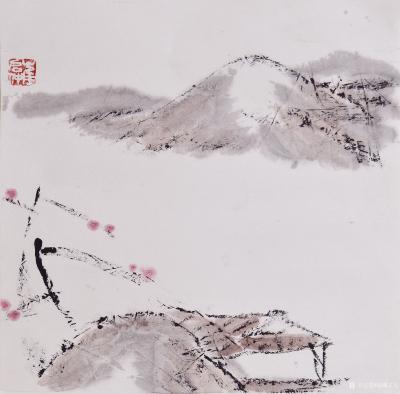 鉴藏文化收藏-崔大有（石缶）丙申年花鸟、山水画作品选【图14】