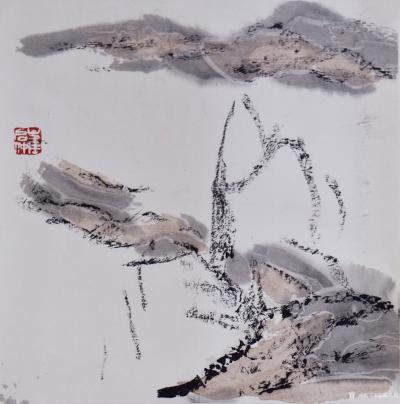 鉴藏文化收藏-崔大有（石缶）丙申年花鸟、山水画作品选【图18】