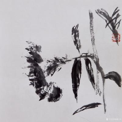 鉴藏文化收藏-崔大有（石缶）丙申年花鸟、山水画作品选【图19】