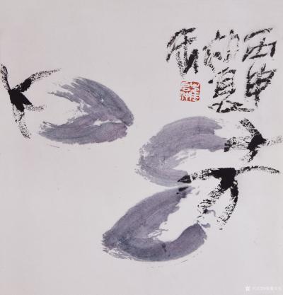 鉴藏文化收藏-崔大有（石缶）丙申年花鸟、山水画作品选【图30】