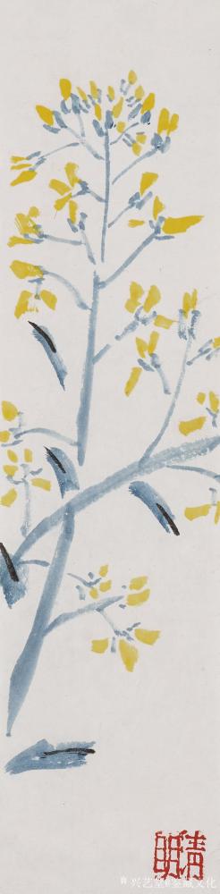 鉴藏文化收藏-崔大有，原名崔启仲，号石缶。生于1991年，江苏徐州沛县人。姑且称之为青年画家。【图1】