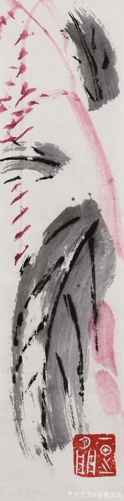 鉴藏文化收藏-崔大有，原名崔启仲，号石缶。生于1991年，江苏徐州沛县人。姑且称之为青年画家。【图19】