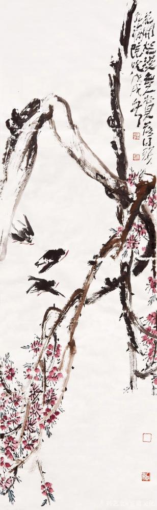 鉴藏文化收藏-崔大有，原名崔启仲，号石缶。生于1991年，江苏徐州沛县人。姑且称之为青年画家。【图13】