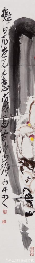 鉴藏文化收藏-崔大有，原名崔启仲，号石缶。生于1991年，江苏徐州沛县人。姑且称之为青年画家。【图22】