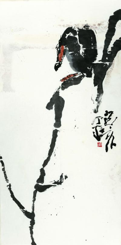 鉴藏文化收藏-崔大有，原名崔启仲，号石缶。生于1991年，江苏徐州沛县人。姑且称之为青年画家。【图1】