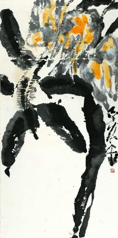 鉴藏文化收藏-崔大有，原名崔启仲，号石缶。生于1991年，江苏徐州沛县人。姑且称之为青年画家。【图9】