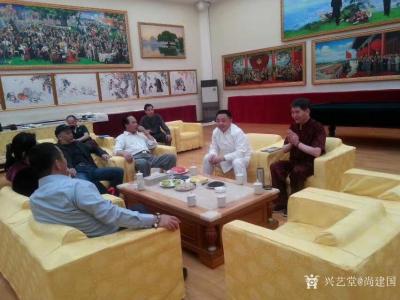 尚建国生活-每进厨房思李琦那些日子，影视演员李琦也常常到我们书画创作场所作客，因为是陕西乡党【图3】