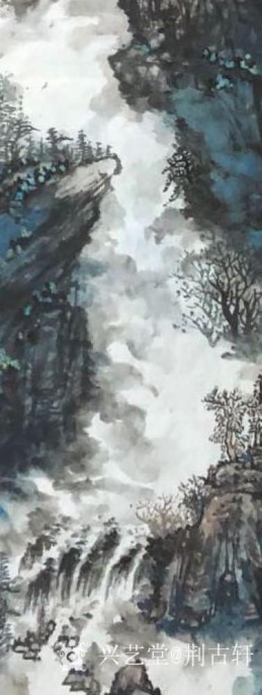 荆古轩日记-荆古轩近期山水习作——画山水者要胸有山岳，笔有风云。在脑海之间要有气象万千之变化【图3】