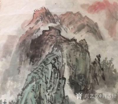 荆古轩日记-山有阴阳向背，石有三面之说。悟性画理习作偶得。
荆古轩近期山水习作。
【图2】