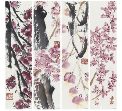 鉴藏文化日记-类别：写意花鸟画；作品名称：二十四节气册页；
尺寸：22:8:24
款识：无【图14】