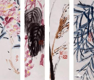 鉴藏文化日记-类别：写意花鸟画；作品名称：二十四节气册页；
尺寸：22:8:24
款识：无【图19】