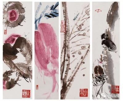 鉴藏文化日记-类别：写意花鸟画；作品名称：二十四节气册页；
尺寸：22:8:24
款识：无【图25】