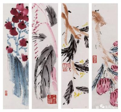 鉴藏文化日记-类别：写意花鸟画；作品名称：二十四节气册页；
尺寸：22:8:24
款识：无【图26】