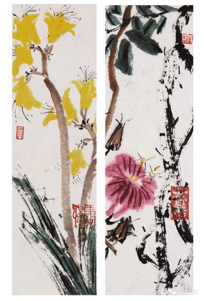 鉴藏文化日记-类别：写意花鸟画；作品名称：二十四节气册页；
尺寸：22:8:24
款识：无【图27】