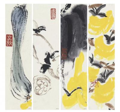 鉴藏文化日记-类别：写意花鸟画；作品名称：二十四节气册页；
尺寸：22:8:24
款识：无【图29】