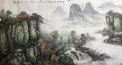 字画代理威977805476日记-赵书茂，号近月楼主，生于1964年8月，祖籍三苏鼻祖河北省石家庄栾城县人，[3]【图1】